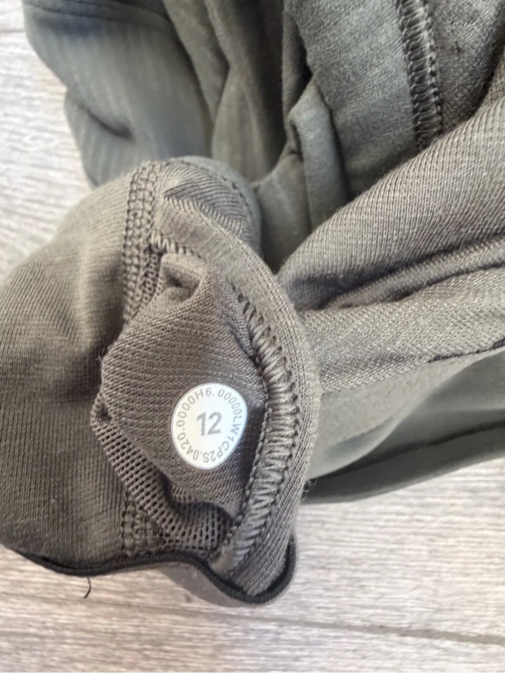 lululemon athletica Olive Ribbed Crop Tank